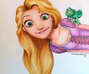 300x250 Images About On We Heart It See More About Disney - Rapunzel Drawing Color