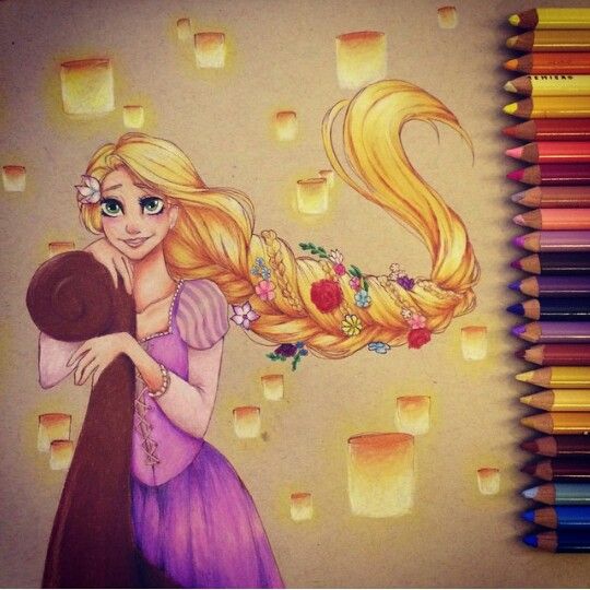 Rapunzel Drawing Color at Explore collection of