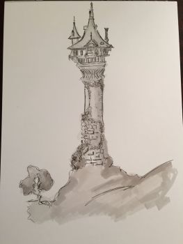 263x350 Image Result For How To Draw Rapunzel's Tower Draw - Rapunzel Tower Drawing
