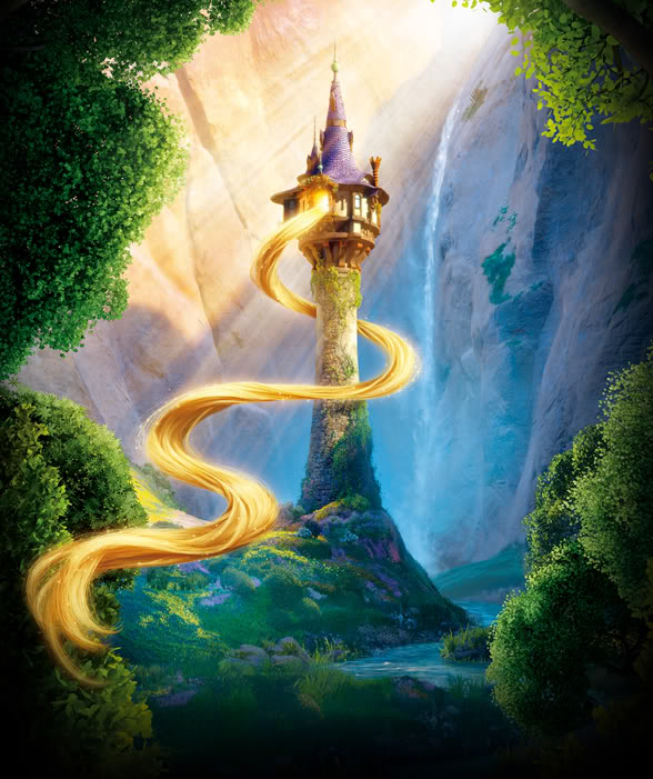 Rapunzel Stories C M Rosens - Rapunzel Tower Drawing. 