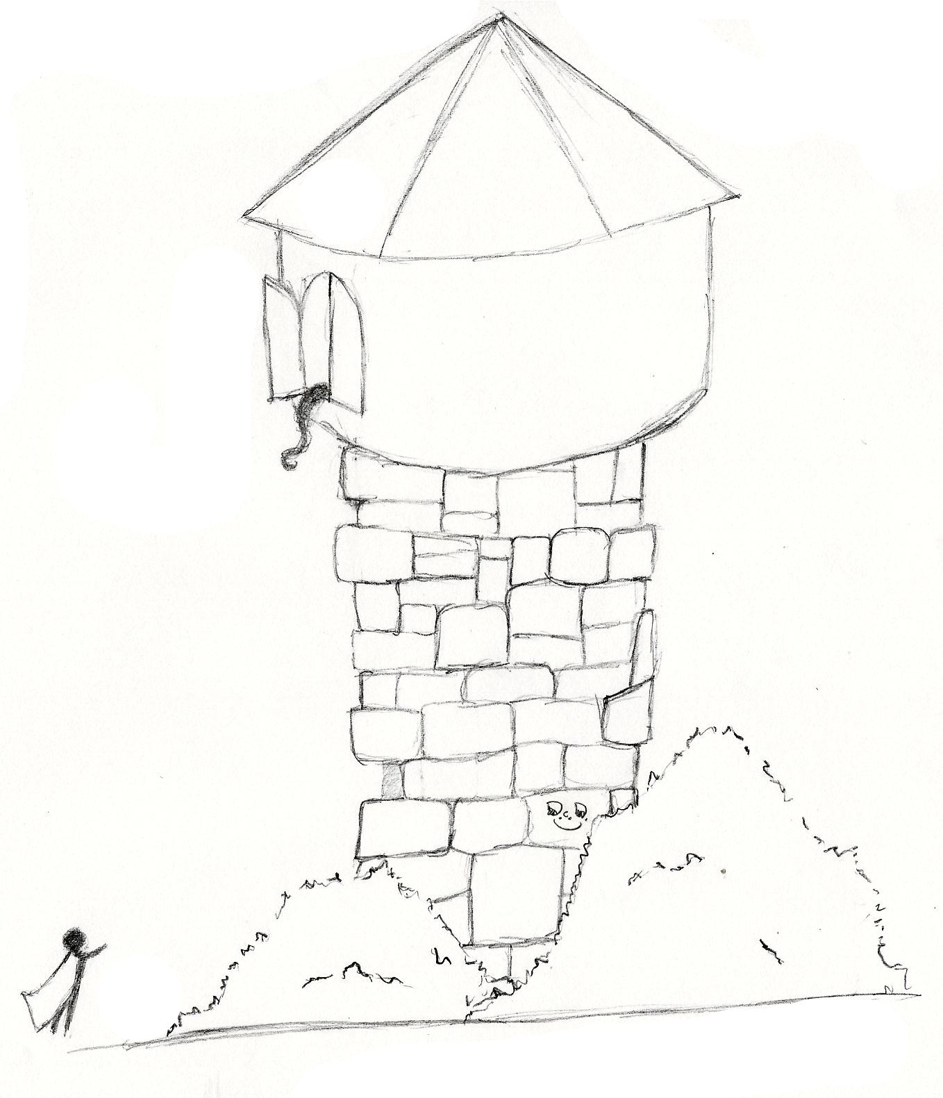 Рисование 4 класс башня
