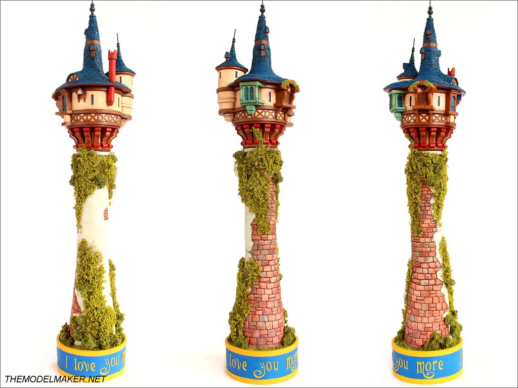 1024x767 Rapunzel Tower Model From Tangled Themodelmaker - Rapunzel Tower Drawing