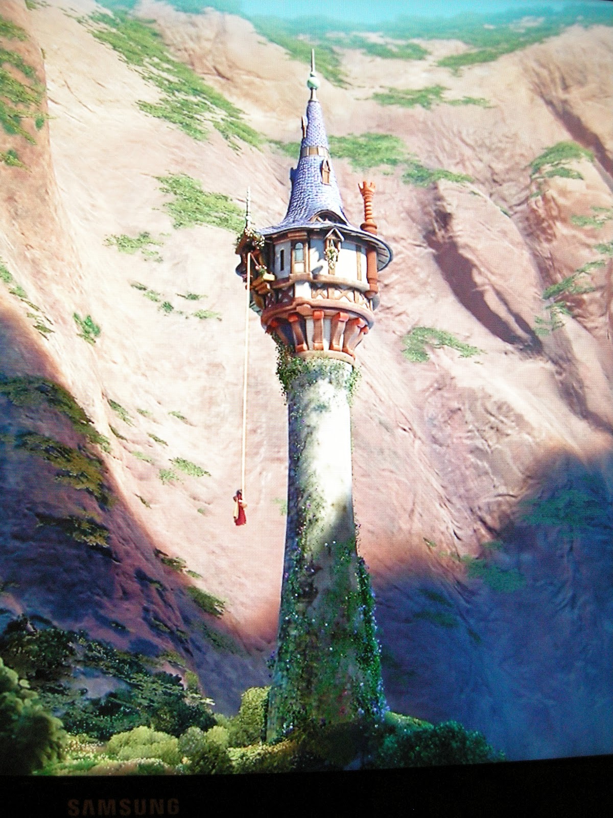 - Rapunzel Tower Drawing. 