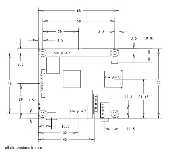 raspberry pi cad drawing