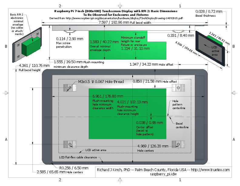 raspberry pi cad drawing