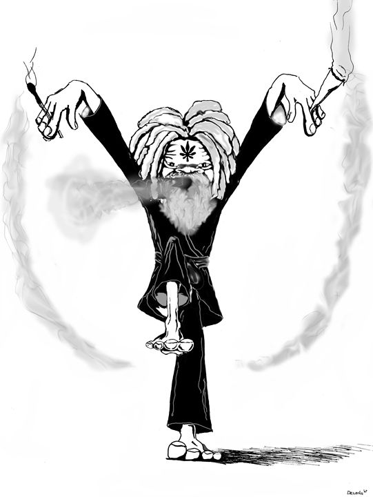 541x720 karate rasta - Rasta Drawings