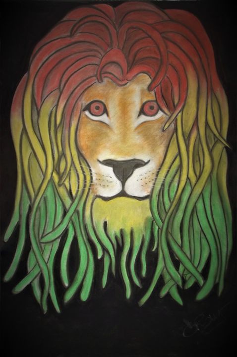 478x720 rasta lion - Rasta Lion Drawing