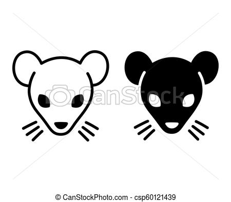 450x394 white rat vector clipart royalty free white rat clip art - Rat Face Drawing