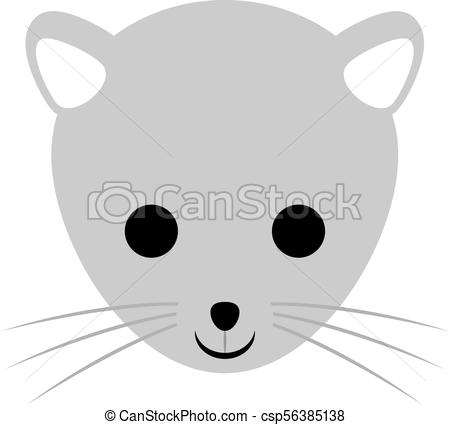 450x425 Creative Design Of Baby Rat Face - Rat Face Drawing