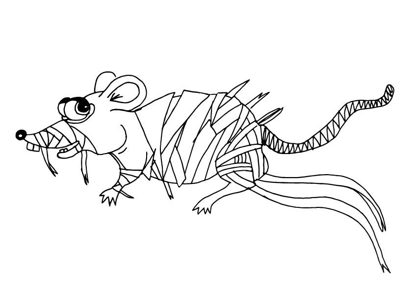 842x595 The Rat Group Applied Design - Rat Line Drawing