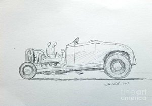 300x210 rat rod drawings fine art america - Rat Rod Drawings