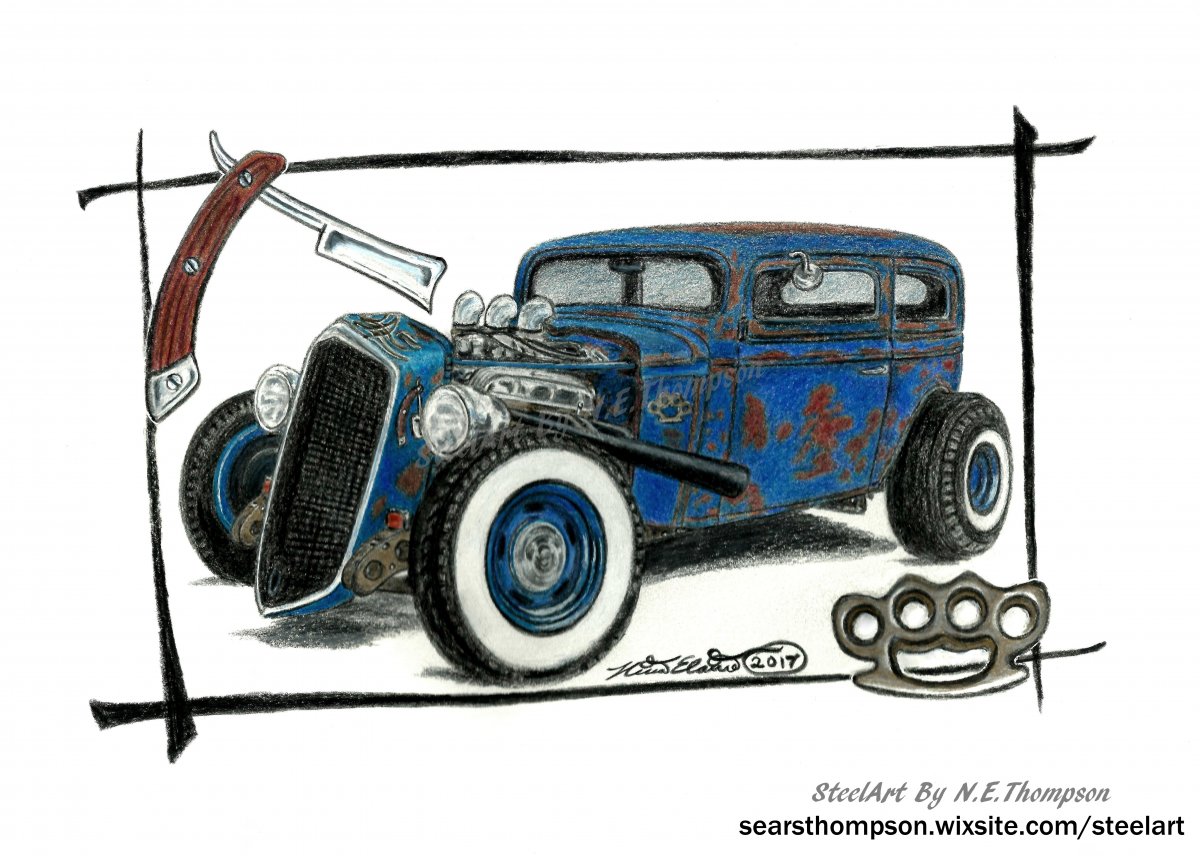 Rat Rod Drawings at Explore collection of Rat Rod