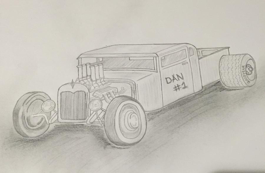 900x589 dans rat rod drawing - Rat Rod Drawings