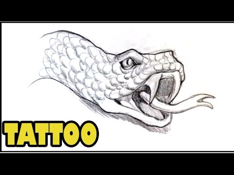 480x360 How To Draw A Snake Head - Rattlesnake Head Drawing