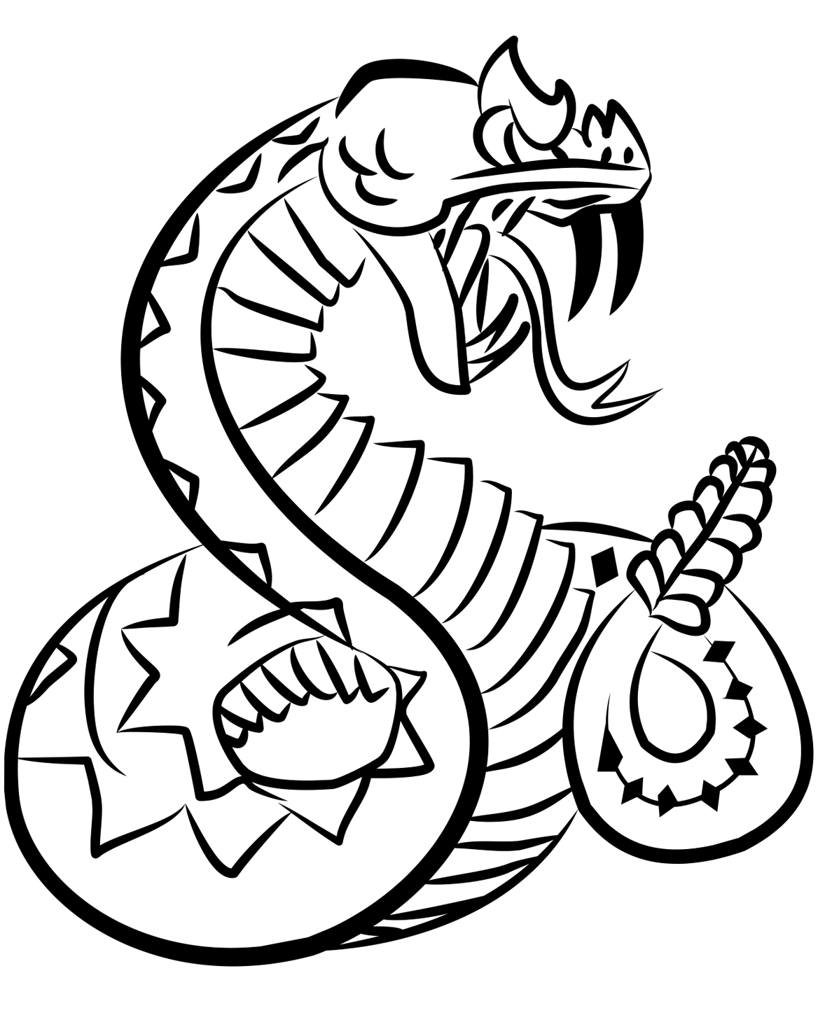 1168x1470 Rattlesnake Clipart Rattlesnake Head - Rattlesnake Head Drawing