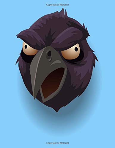 387x500 raven sketchbook raven bordered sketchbook for kids - Raven Drawing