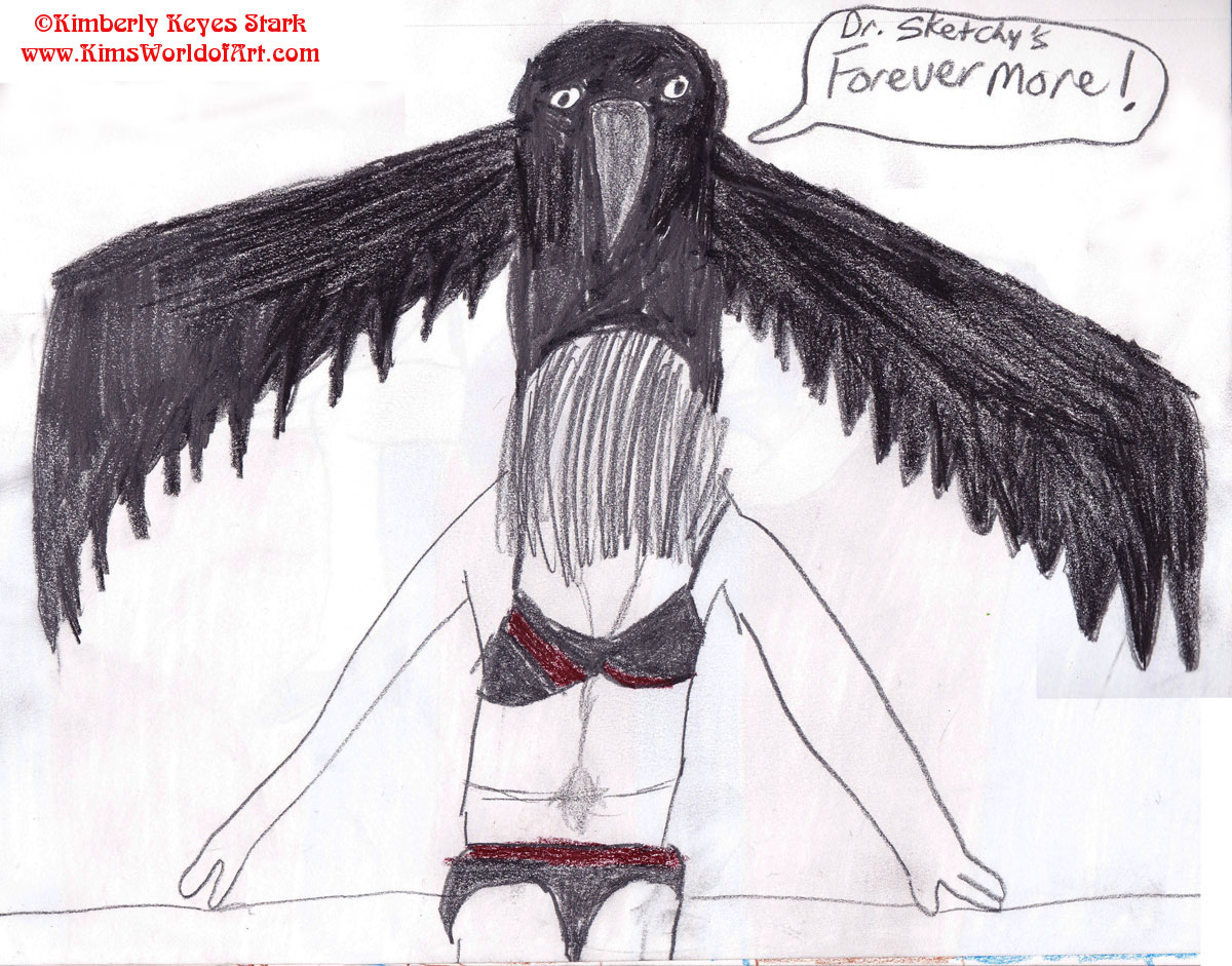 1200x941 The Raven Poem Sagittarius Dolly - Raven Drawings