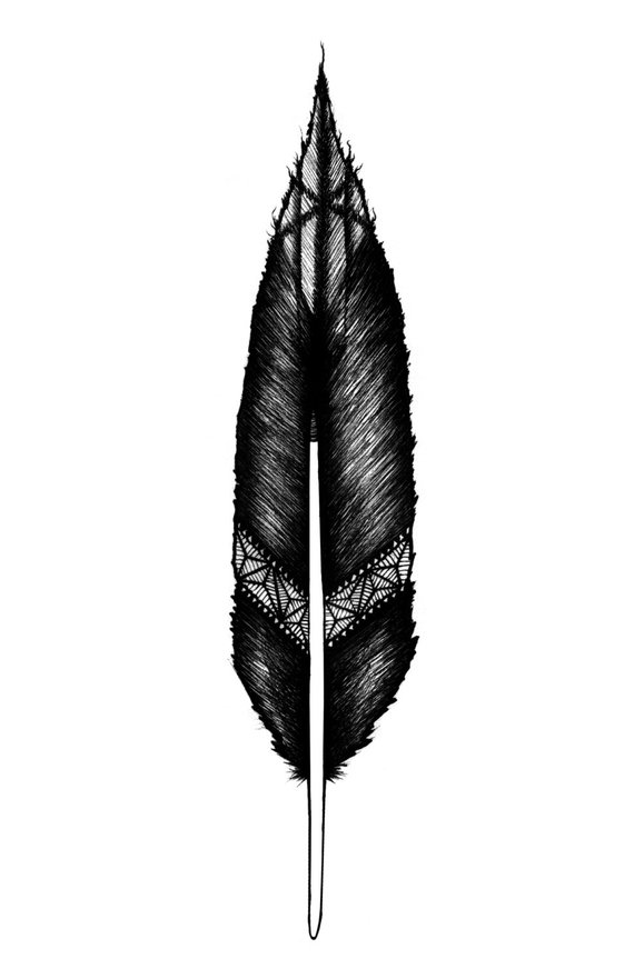 Raven Feather Drawing at Explore collection of