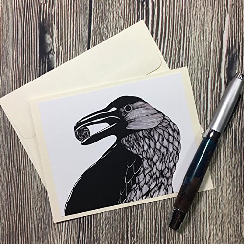 500x500 Raven - Raven Ink Drawing