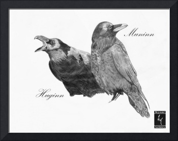 350x278 stunning raven pencil drawings and illustrations for sale - Raven Pencil Drawing