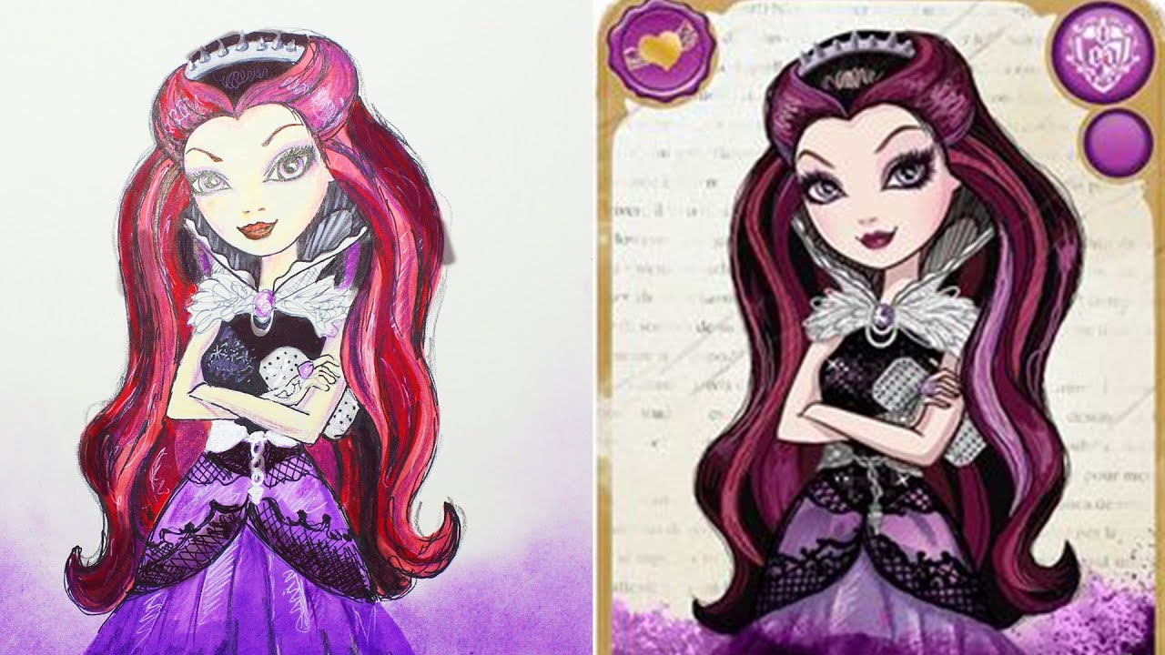 1280x720 Ever After High - Raven Queen Drawing