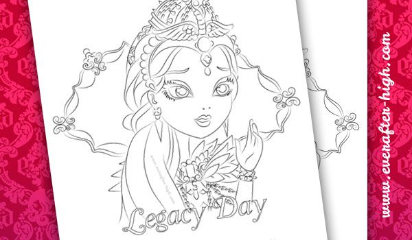 600x350 Ever After High Raven Queen Drawing - Raven Queen Drawing