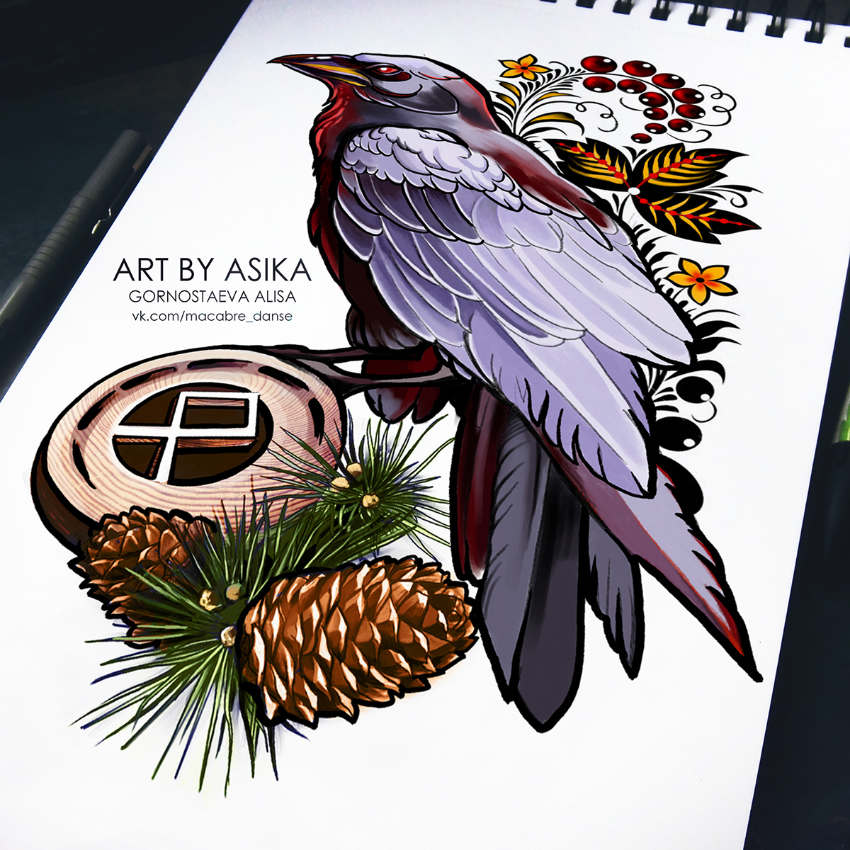 1200x1200 Raven Tattoo Sketch, Neotrad On Behance - Raven Tattoo Drawing