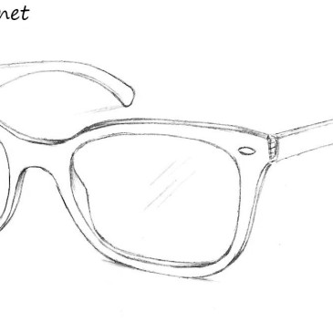 365x365 drawn sunglasses simple - Ray Ban Sunglasses Drawing