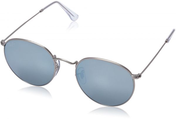 600x405 ray ban metal round sunglasses, matte silver, mm souq - Ray Ban Sunglasses Drawing