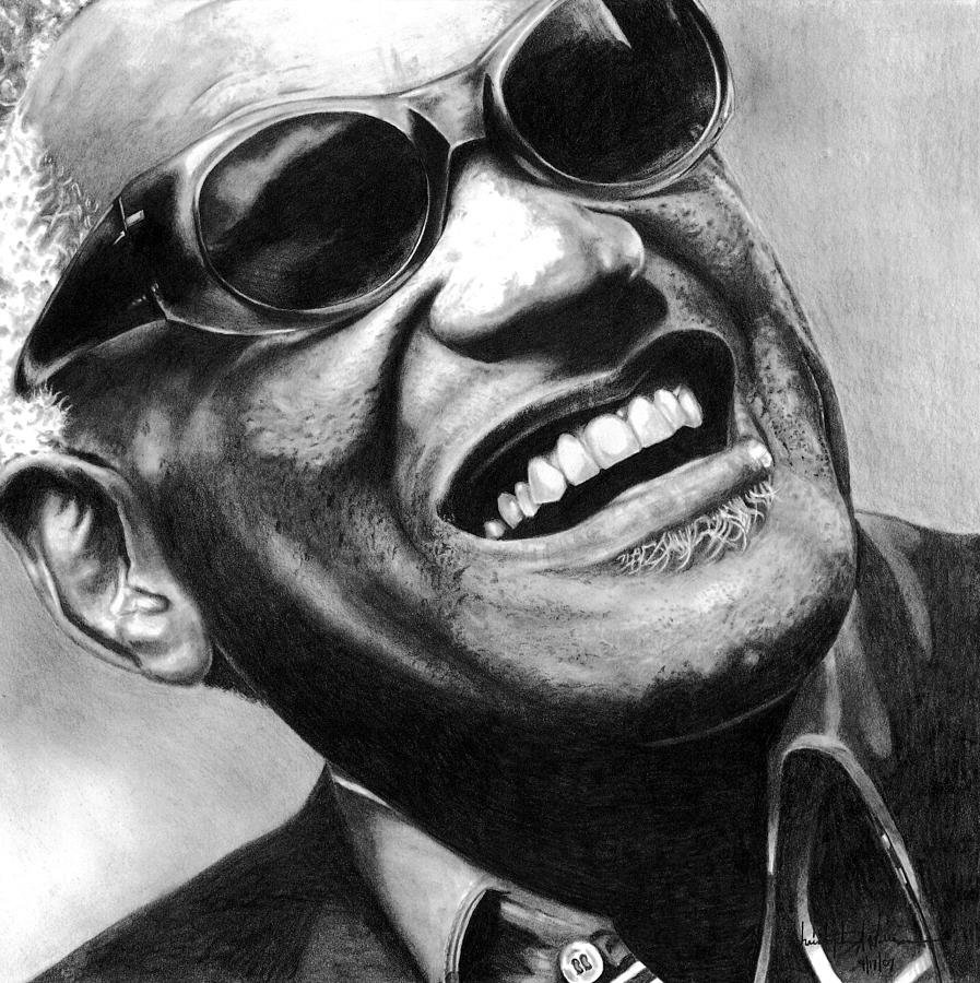 897x900 Ray Charles - Ray Charles Drawing