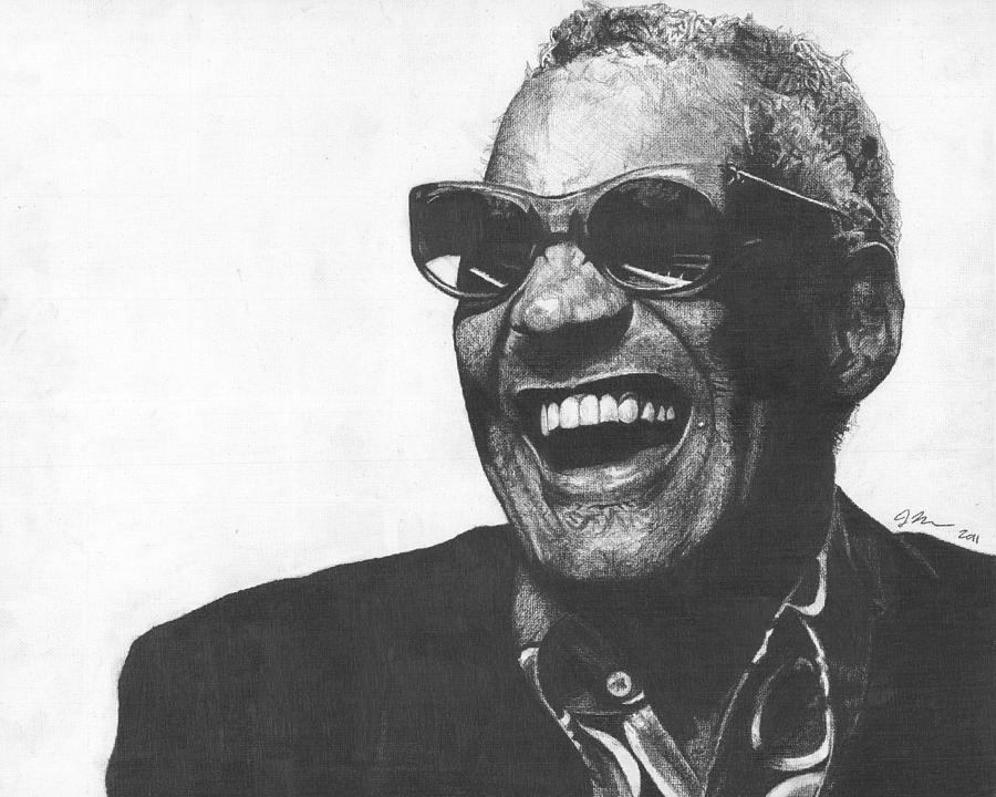 900x720 Ray Charles Drawing - Ray Charles Drawing