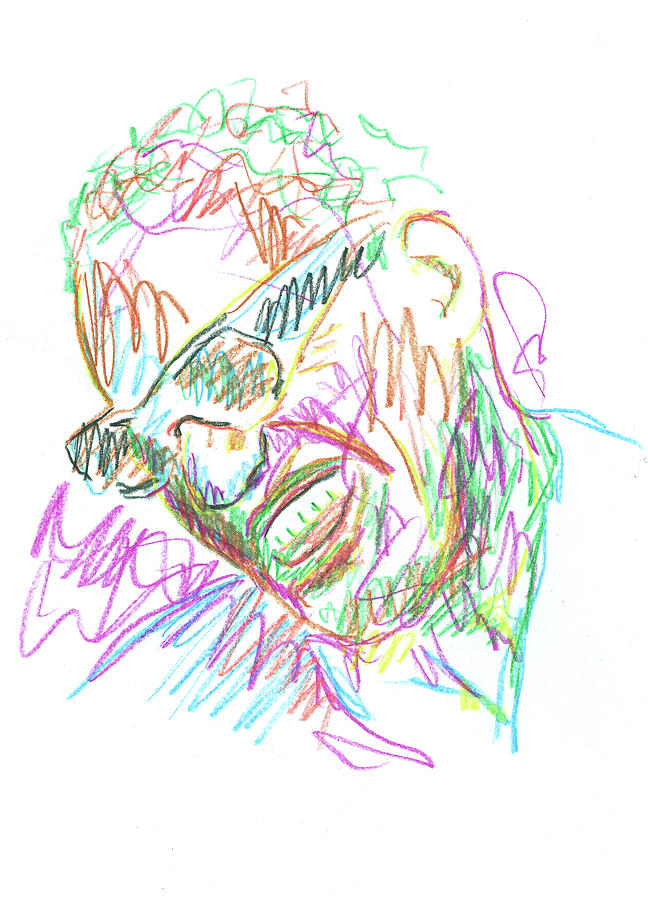 648x900 Ray Charles Drawing - Ray Charles Drawing