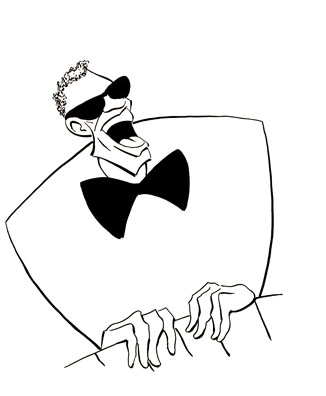 326x396 Ray Charles - Ray Charles Drawing