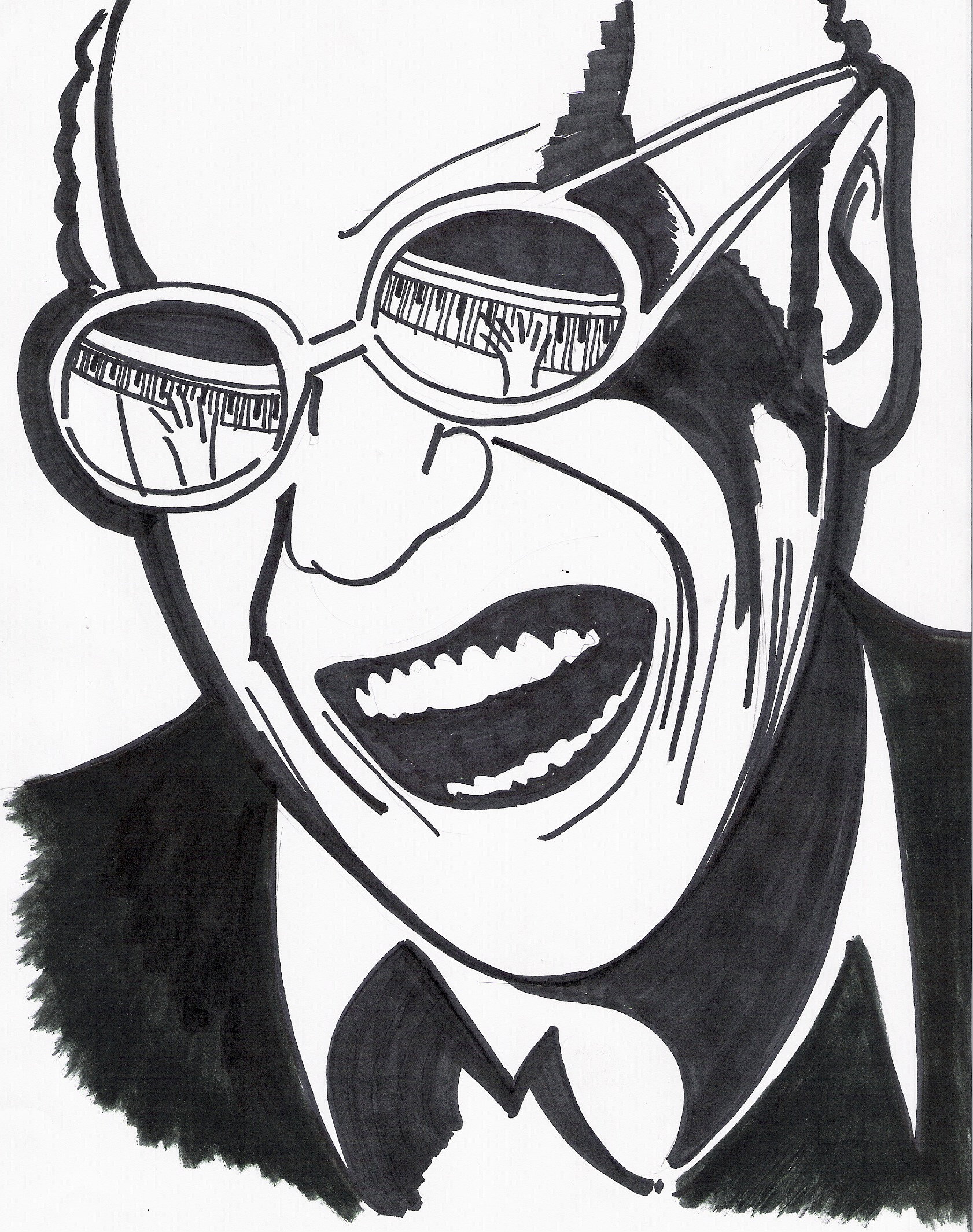 1682x2130 ray charles words with no names - Ray Charles Drawing