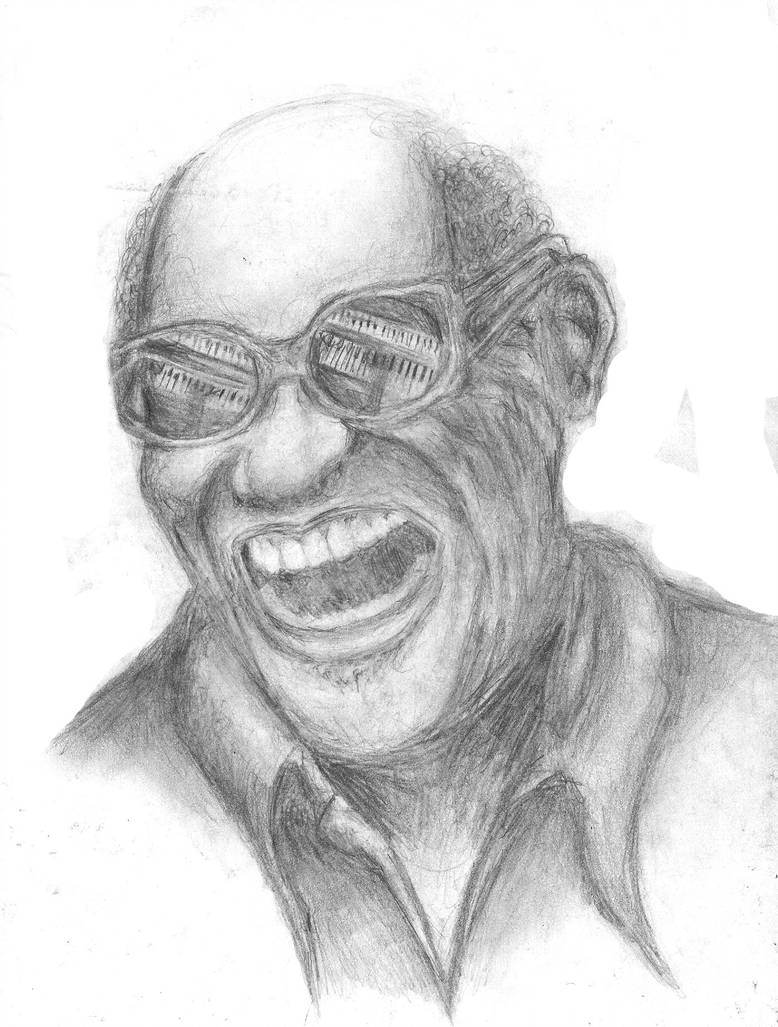 778x1027 Ray Charles Drawing - Ray Charles Drawing