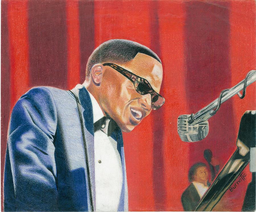 900x746 Jamie Ray Charles Drawing - Ray Charles Drawing