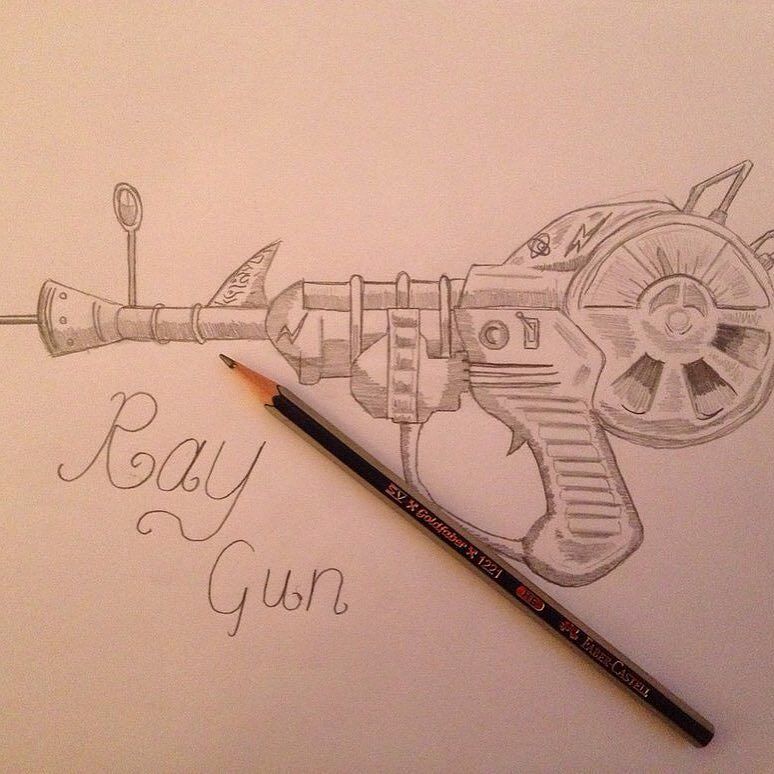 774x774 hospatography me and my brothers call of duty ray gun drawing - Ray Gun Drawing