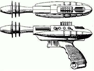 400x303 ray gun drawing revolver design source material - Ray Gun Drawing