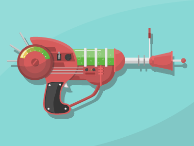 400x300 raygun - Ray Gun Drawing