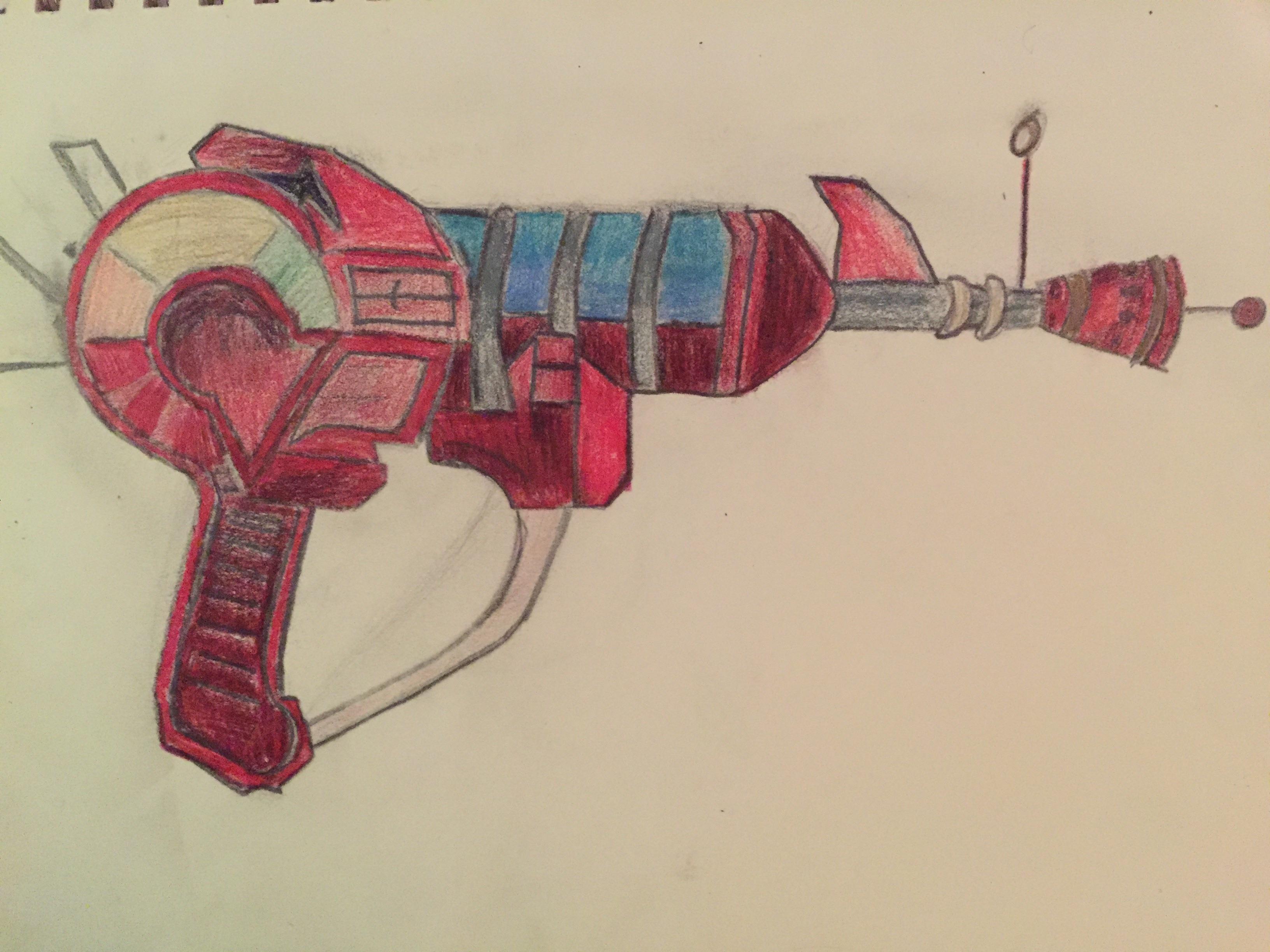 Ray Gun Drawing at Explore collection of Ray Gun