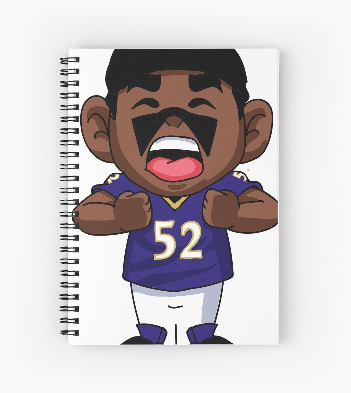 1171x1313 ray lewis cartoon spiral notebooks - Ray Lewis Drawing