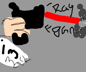300x250 Ray Gun Mark - Raygun Mark 2 Drawing