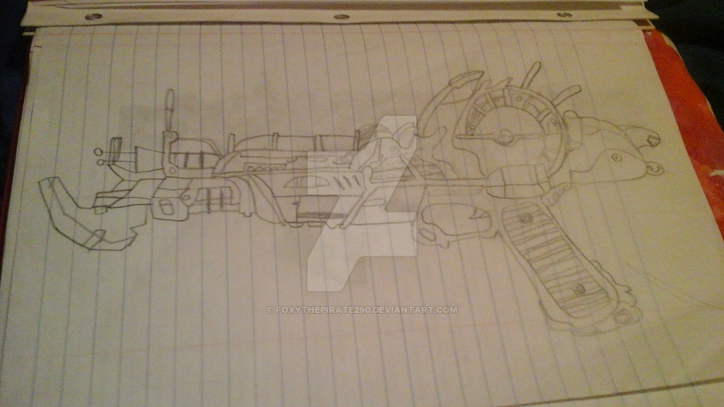 1024x576 Ray Gun Mark - Raygun Mark 2 Drawing