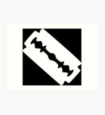 210x230 razor blade drawing art prints redbubble - Razor Blade Drawing