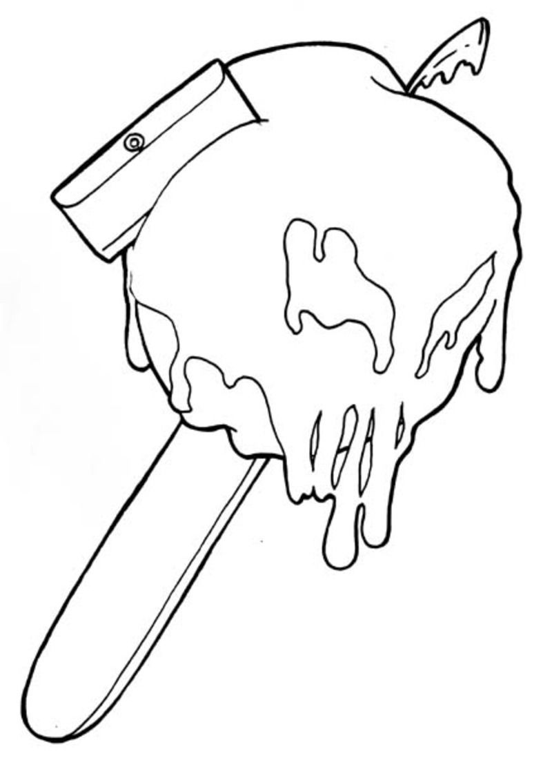 800x1098 razor blade drawing tumblr for pictures candy apple tattoo - Razor Blade Drawing