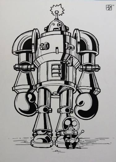 375x520 Robot Rc Drawing - Rc Drawing