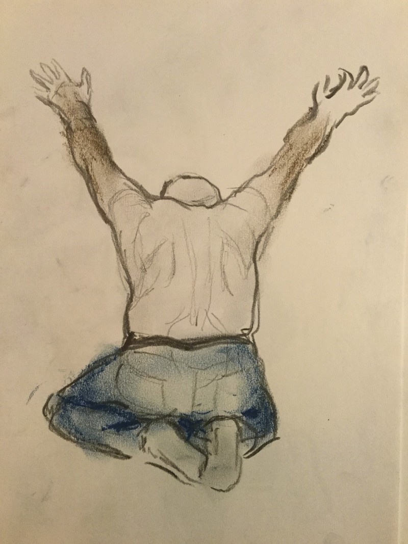 800x1067 Artwork - Reaching Drawing