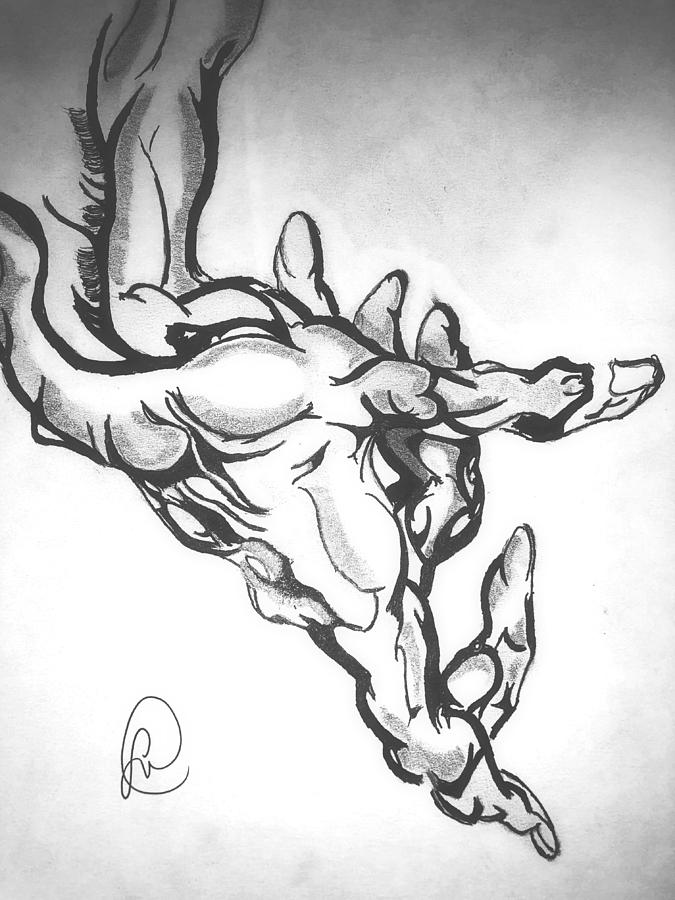 675x900 Reaching Drawing - Reaching Drawing