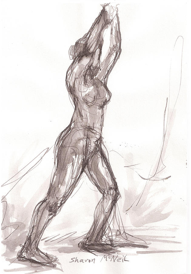 630x900 Reaching Drawing - Reaching Drawing