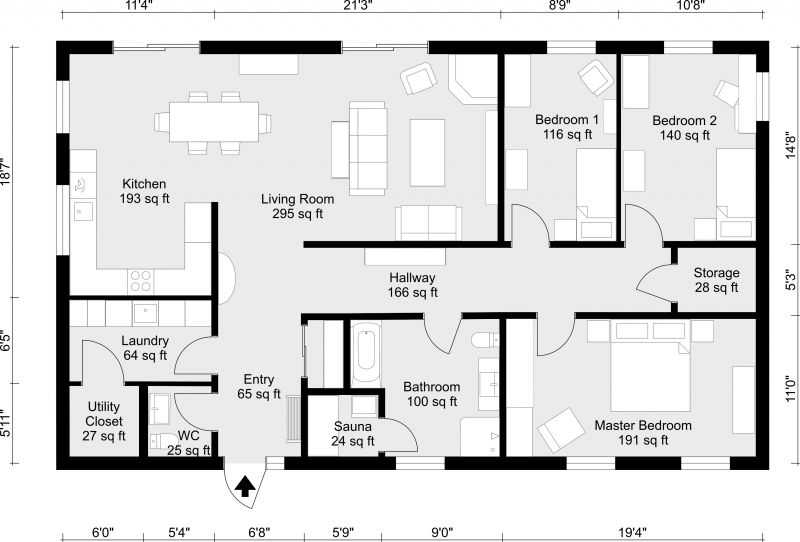 800x542 floor plans in houses house design, house plans - Real Estate Drawing